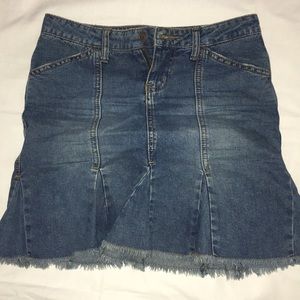 L.E.I denim skirt